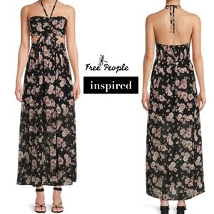 NEW Beautiful Boho Floral Maxi Dress
